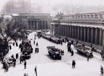 Charabancs at the National Galleries at the Foot of the Mound