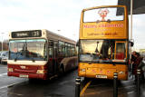 Lothian Buses' Grotto Bus at Craigleith Retiail Park on December 18, 2012