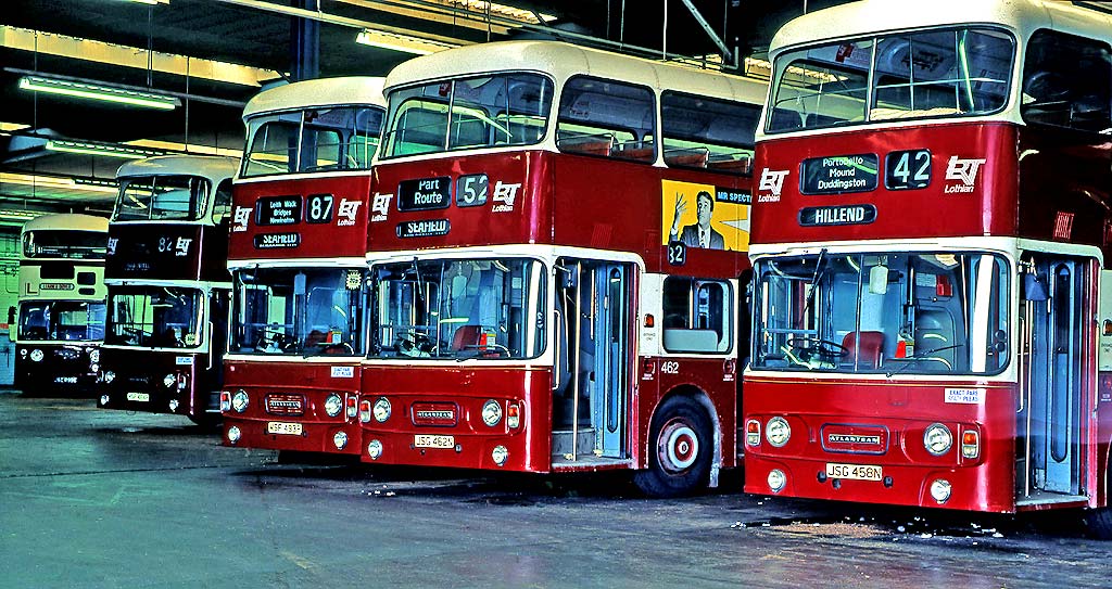 Lothian Region Transport Paint Shop at Seafield, 1994