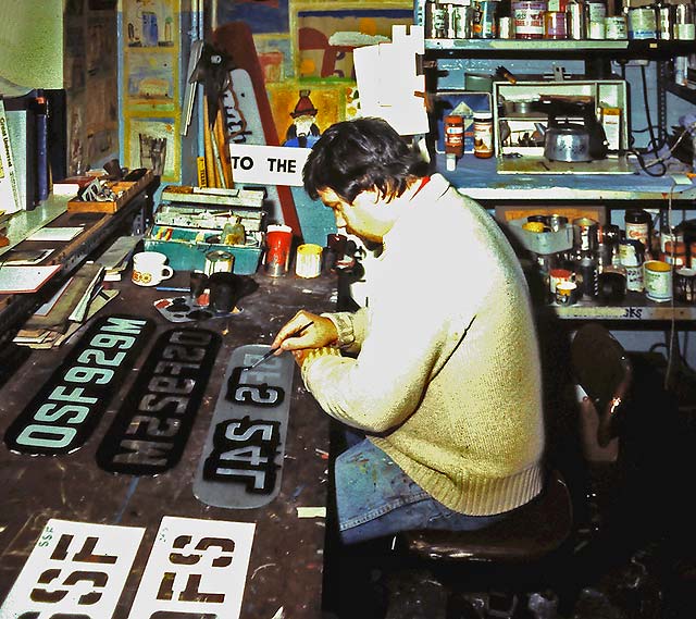 Lothian Regional Transport   -  John Dickson signwriting at Seafield Works