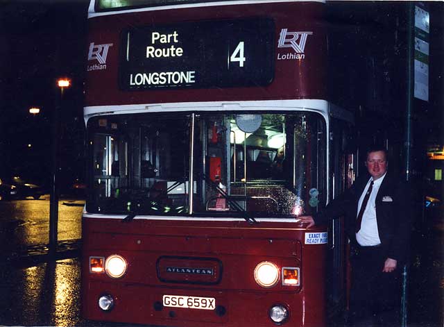 Lothian Region Transport  -  The Last of the Leyland Atlanteans  -  January 3, 2004