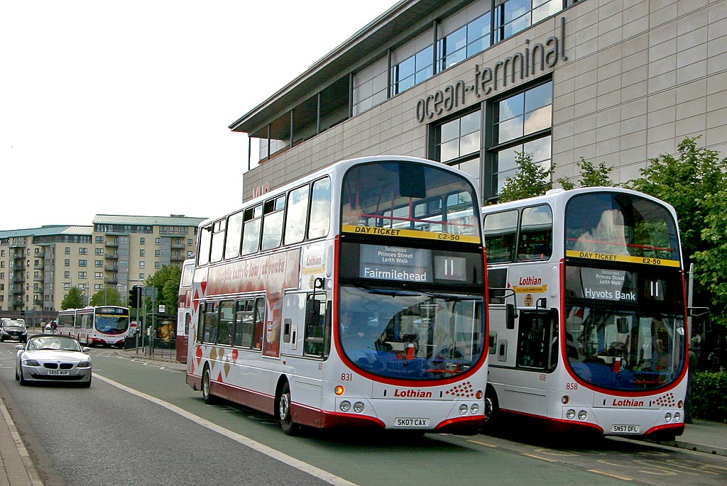 Lothian Buses  -  Terminus  - Ocean Terminal  -  Route 34