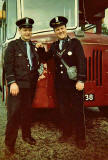 Silverknowes Bus Terminus  -  Driver and Conductor  -  1964