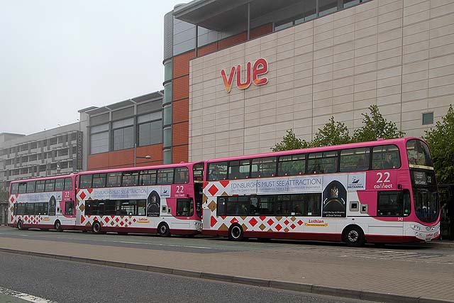 Lothian Buses  -  Terminus  - Ocean Terminal  -  Route 22