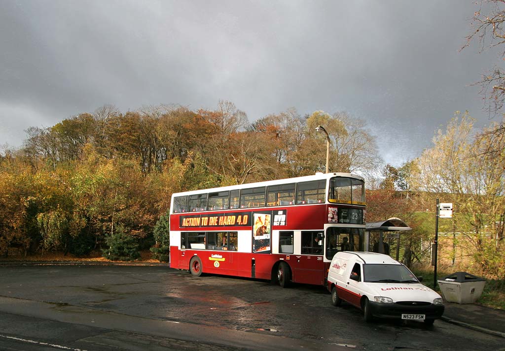 Lothian Buses  -  Terminus  -  Greenbank  -  Route 23