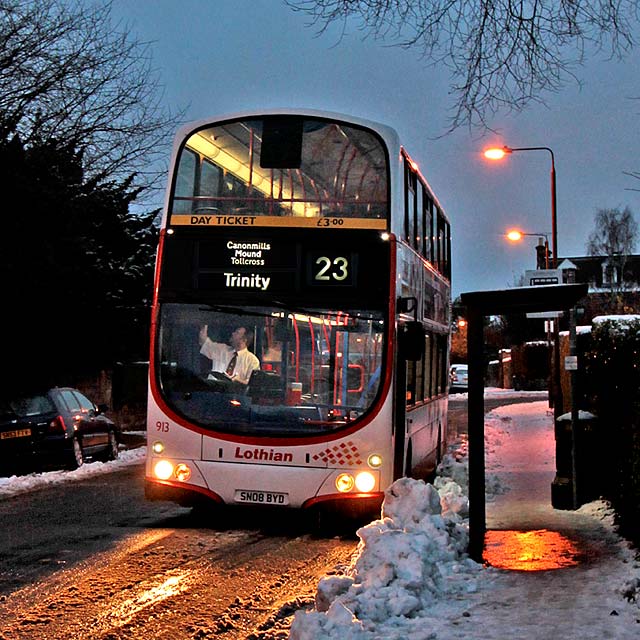 Lothian Buses  -  Terminus  -  Trinity  -  Route 23