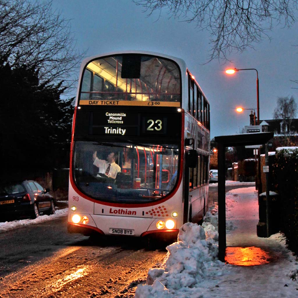 Lothian Buses  -  Terminus  -  Trinity  -  Route 23