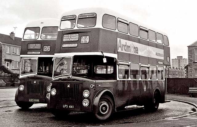 Routes 26 and 44  -  Terminus  -  possibly at Eastfield, Joppa