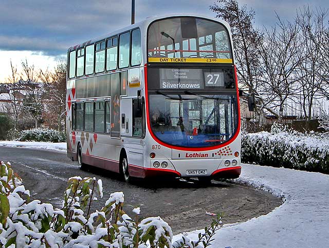 Lothian Buses  -  Terminus  -  Hunter's Tryst  -  Route 27