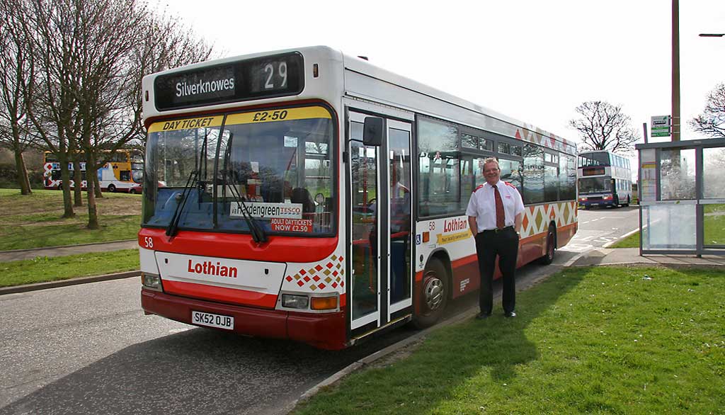 Lothian Buses  -  Terminus  - Mayfield  -  Route 29