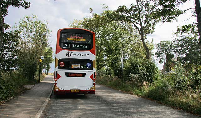 Lothian Buses  -  Terminus  -  Bonnyrigg (Cockpen)  -  Route 31