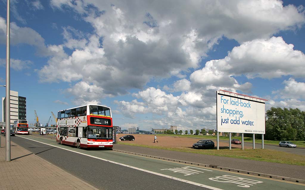Lothian Buses  -  Terminus  - Ocean Terminal  -  Route 34