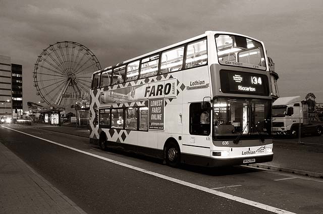 Lothian Buses - Terminus - Ocean Terminal - Route 34