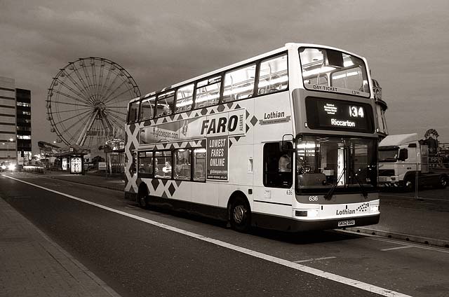 Lothian Buses  -  Terminus  - Ocean Terminal  -  Route 34