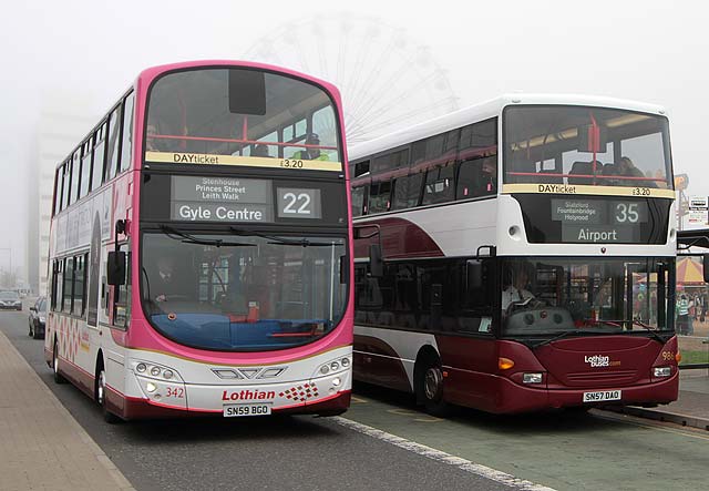 Lothian Buses  -  Terminus  -  Ocean Terminal  -  Route 35