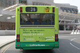 Lothian Buses  -  Terminus  - The Scottish Parliament & Holyrood  -  Route 36