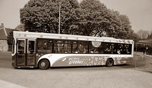 Lothian Buses  -  Terminus  - The Scottish Parliament & Holyrood  -  Route 36