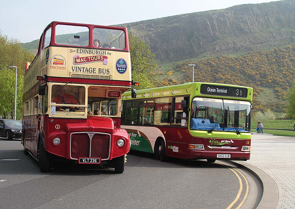 Lothian Buses  -  Terminus  - The Scottish Parliament & Holyrood  -  Route 36