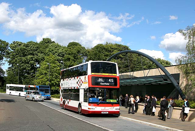 Lothian Buses  -  Terminus  -  RBS Gogarburn  - Route 45