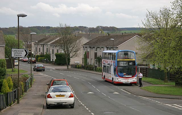 Lothian Buses  -  Terminus  -  Penicuik Ladywood  -  Route 47