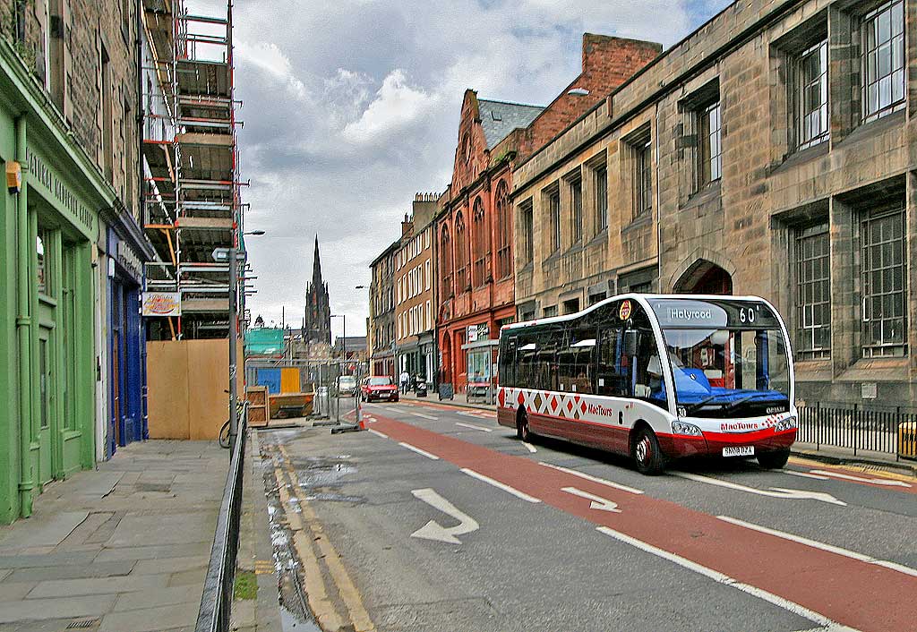 Lothian Buses  -  Terminus  -  Bristo Square  -  MacTours Route 60