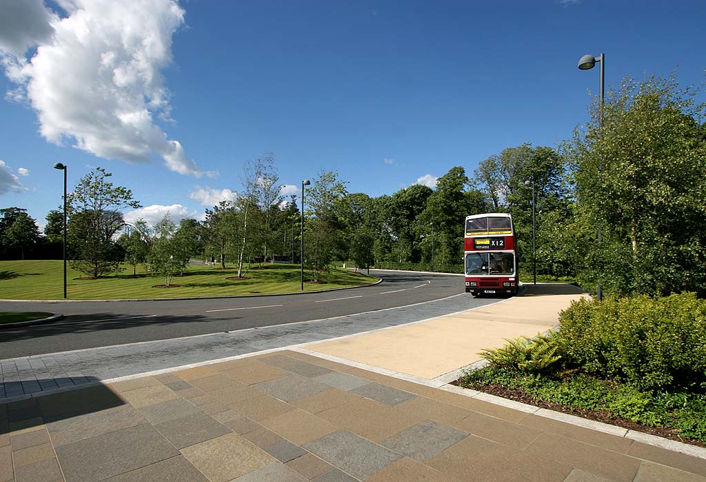 Lothian Buses  -  Terminus  -  RBS Gogarburn  - Route X12