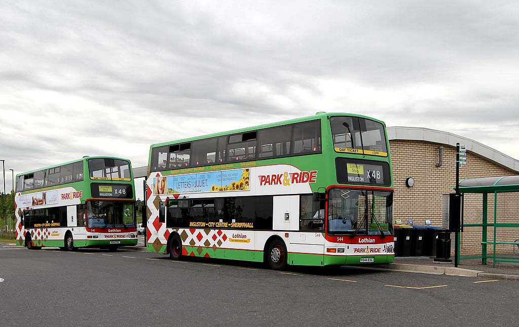 Lothian Buses  -  Terminus  - Sheriffhall  -  Route X48