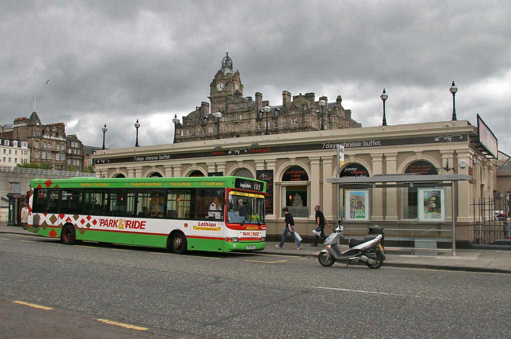 Lothian Buses  -  Terminus  - Waverley  -  Route X48