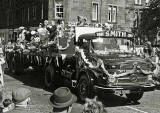One of the lorries in the Leith Carnival, 1966