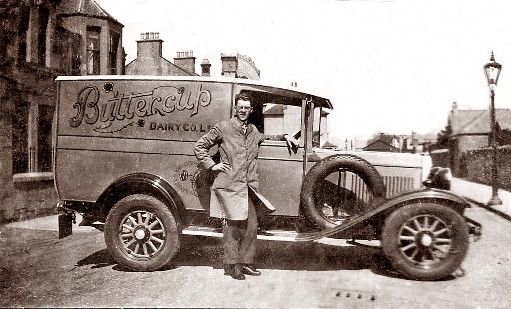 Poster showing the layout of Buttercup Poultry Farm at Clermiston