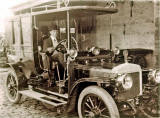 Robert Devlin in the driving seat of his father's Daimler