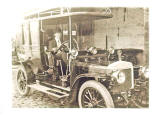 Robert Devlin in the driving seat of his father's Daimler