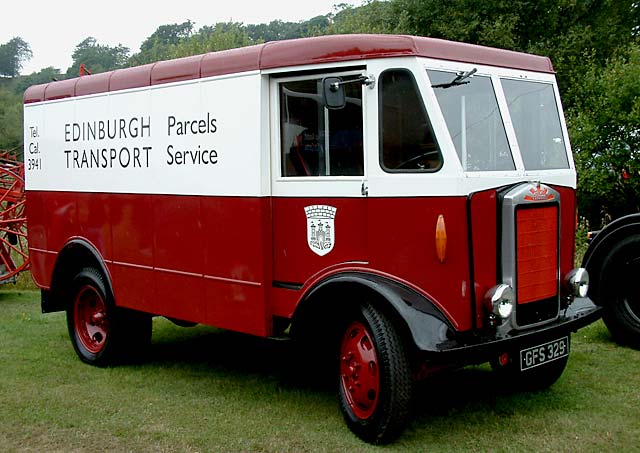 Albion Chassis - rebodied at Lothian Buses' works, Seafield, Edinburgh ,in the style of an old Edinburgh Parcels Van