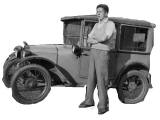 James Morton-Robertson's dad and his car - about 1933