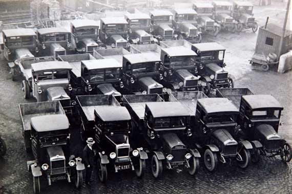 Edinburgh Corporation - Lorries - probably photographed around the 1920s