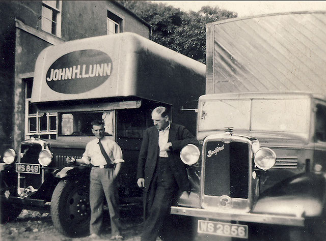 Lunn's Removal Vans  -1930s?