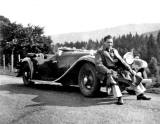 1938 car on a trip around the north of Scotland