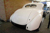 Hudson Terraplane being restored in a garage in Fife, Scotland