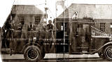 John Smith Fish Lorry, with Newhaven Boys and Dog, possibly 1936