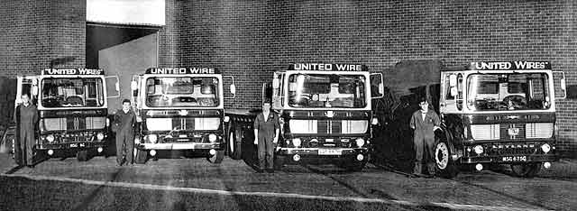 Four Lorries bellonging to United Wire Works, Granton Park Avenue, Granton