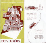 Edinburgh Corporation Coach Tours Leaflet 1955-56  -  zoom-in to the cover