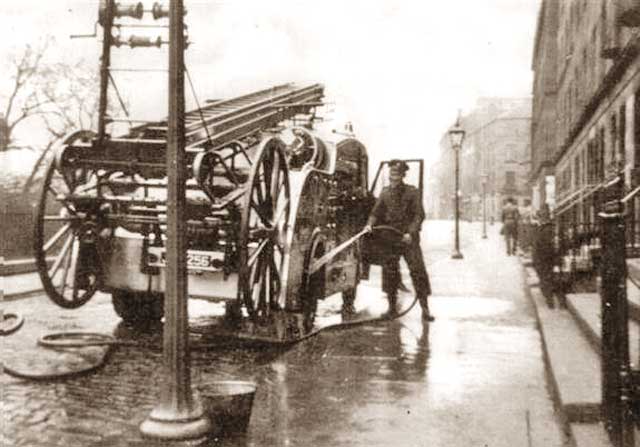 Stockbridge Fire Dept - Sandra Cochrane's Dad and Fire Engine