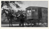 Doug Imrie's Great Grandfather delivering milk in Edinburgh for Acme Farms Dairy