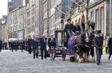 The Funeral Procession for John Burns passes down the High Street, March 2008