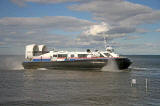 Hovercraft departing from Portobello, during the first day of trials for the Portobello-Kirkcaldy service  -  July 16, 2007