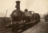 A  North British Railway engine, possibly at Inveresk on the Edinburgh-Musselburgh line - around 1895