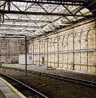Terminus of the Canal Street Station, closed for over 130 years  -  opposite Platform 19 at Edinburgh Waverley Station