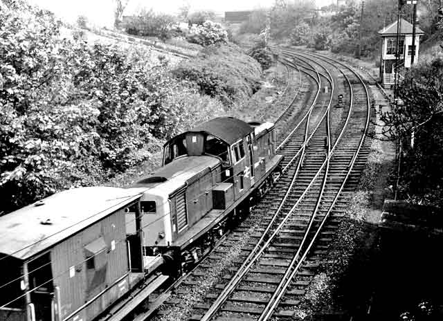 Railway at Blackford  -  c. 1960s