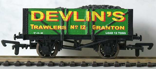 Model of a coal truck owned by Devlin Trawlers, Granton