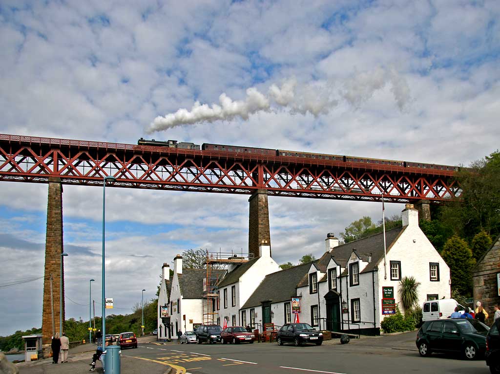 Steam Train Excursion over the Forth Rail Bridge  -  May 2008